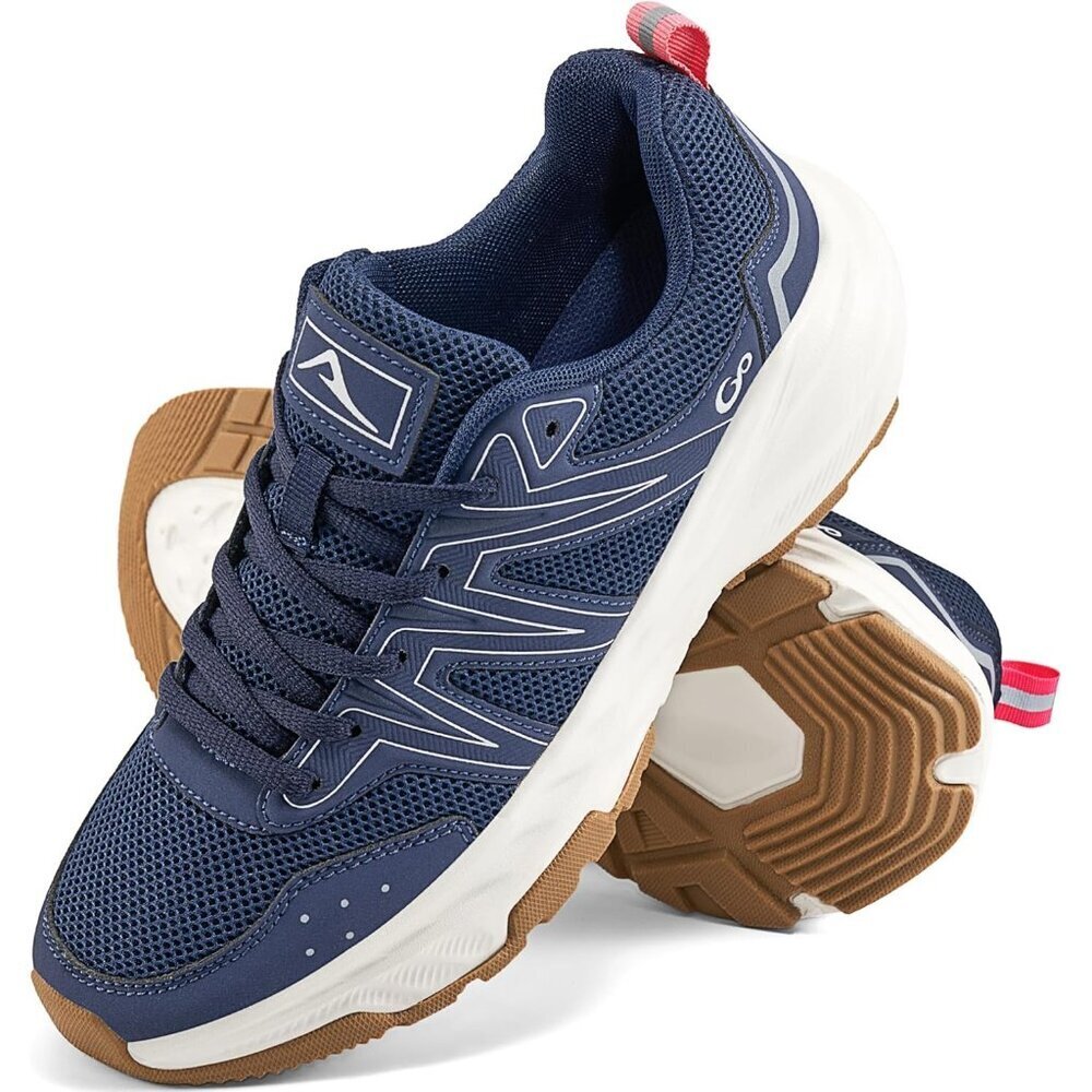 Women's Blue Comfortable Breathable Non Slip Workout Casual Athletic Sneakers